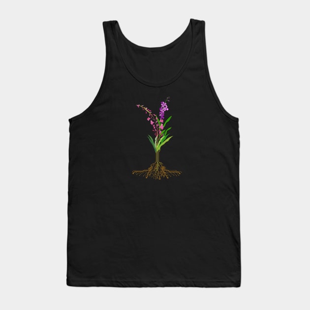 Digital Flower Tank Top by TheWellRedMage